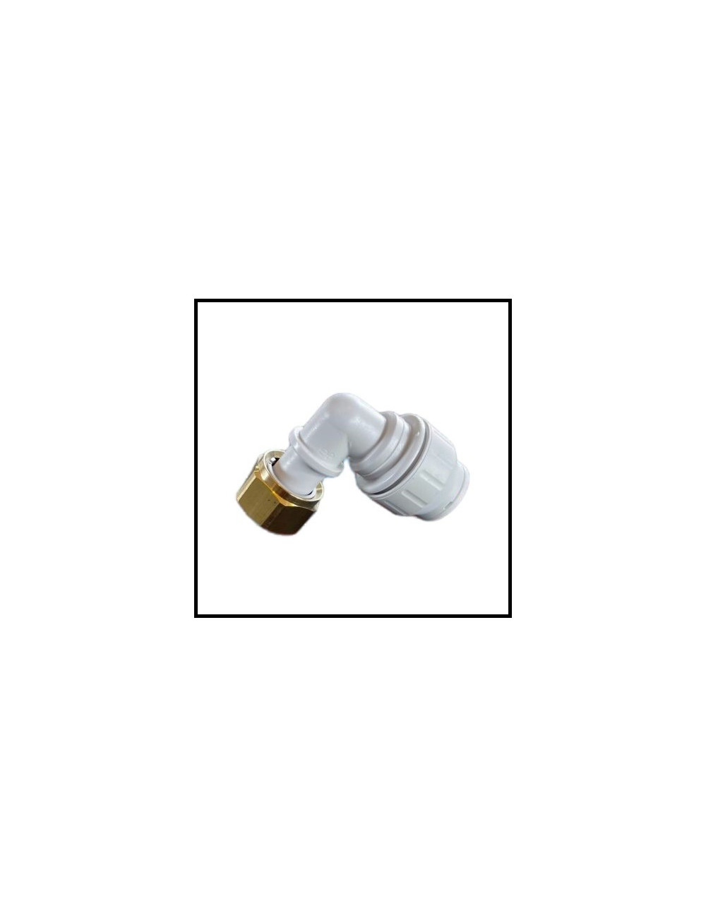Adaptateur coude 15 mm x 1/2 laiton