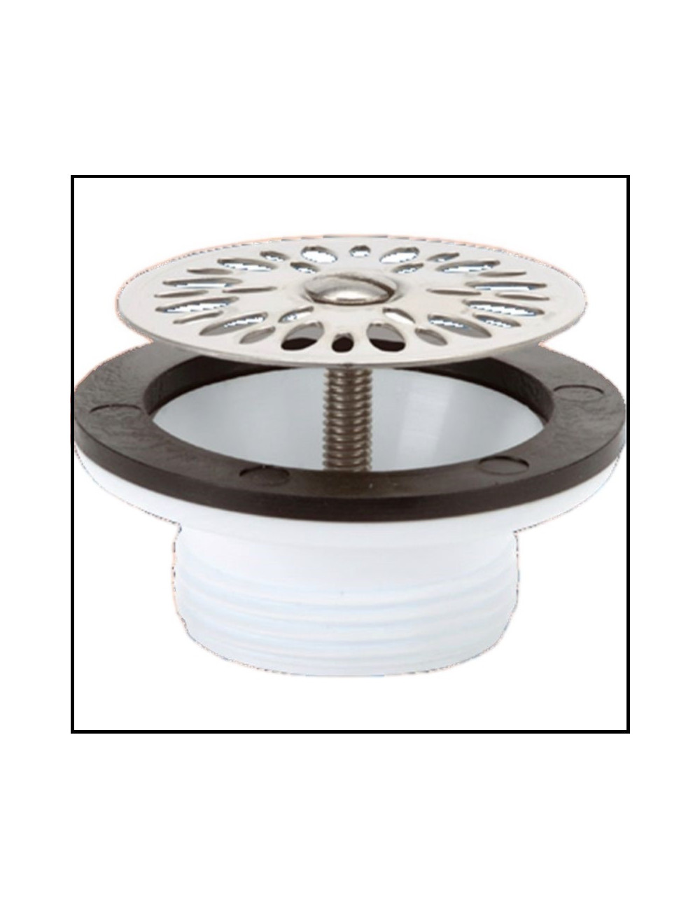 Bonde douche avec grille