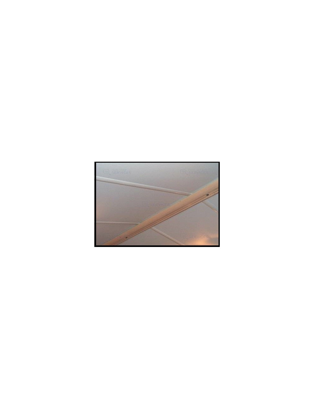 Couvre joint blanc Lg 4200mm l'unité