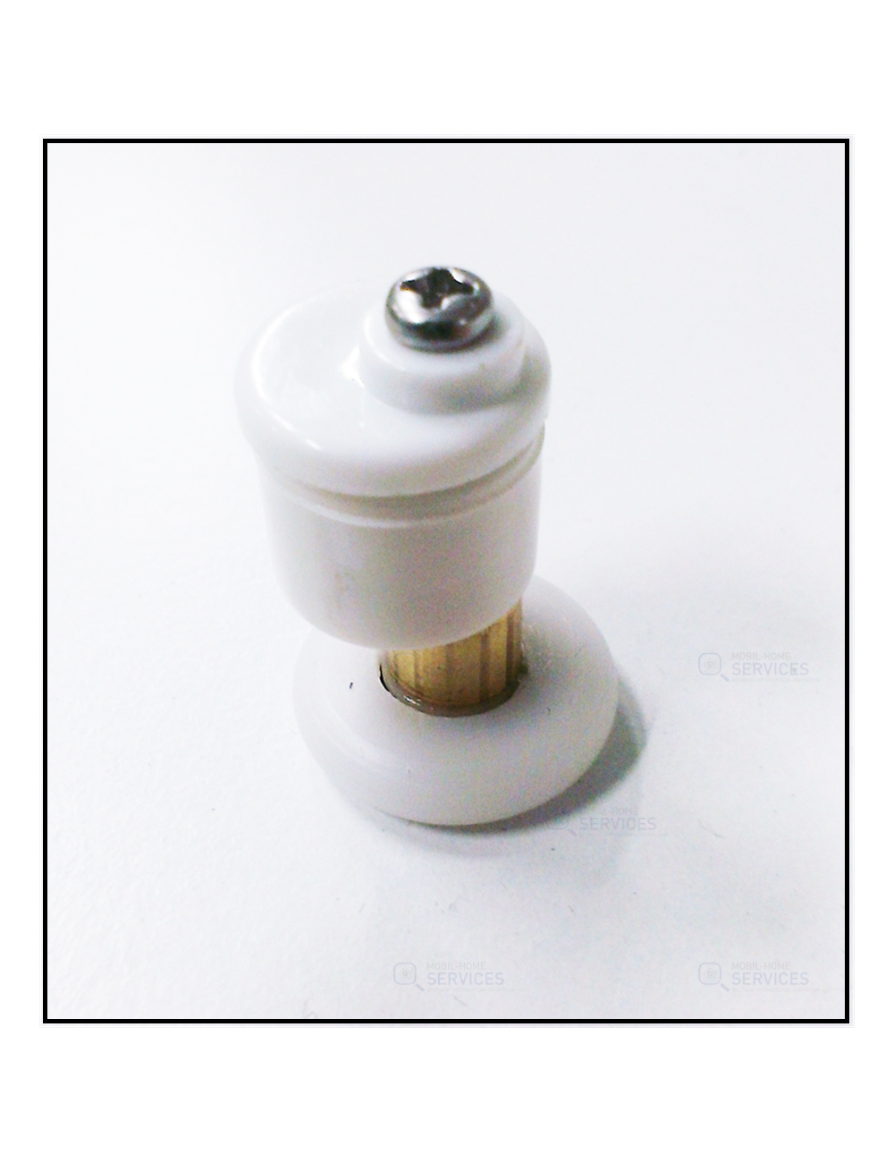 Roulette de porte de douche FIXE  19mm