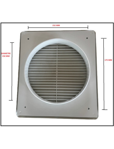 Grille aération pour VMC