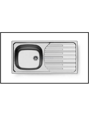 Evier inox pour mobile home