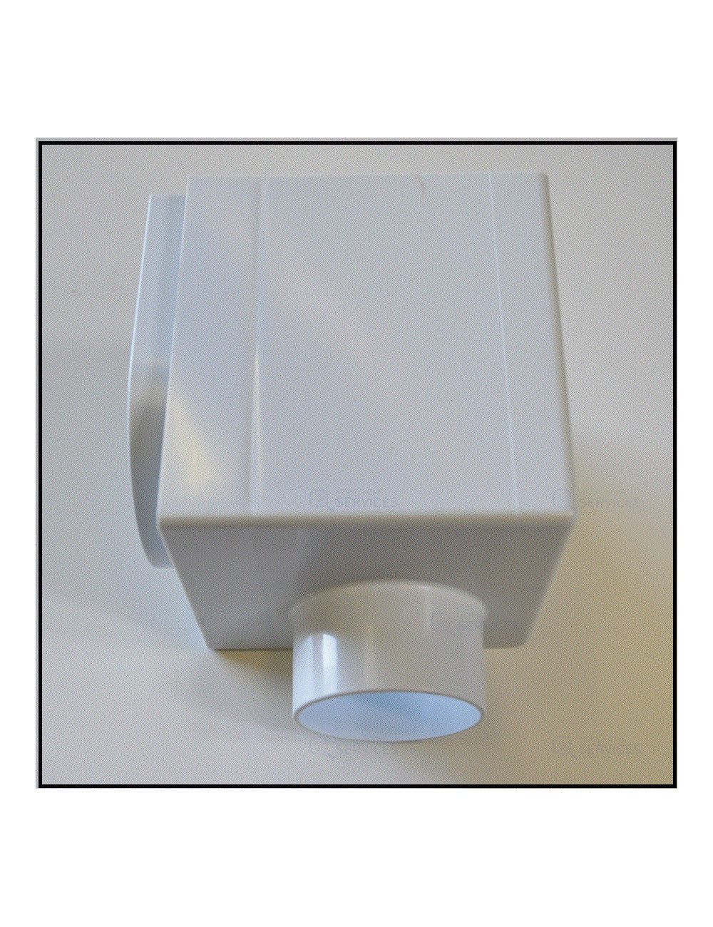 Naissance gouttière droite arrière pour mobile home