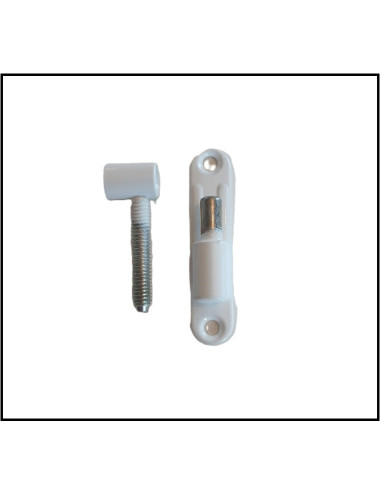 Gonds de porte 174/13 M7X40 blanc