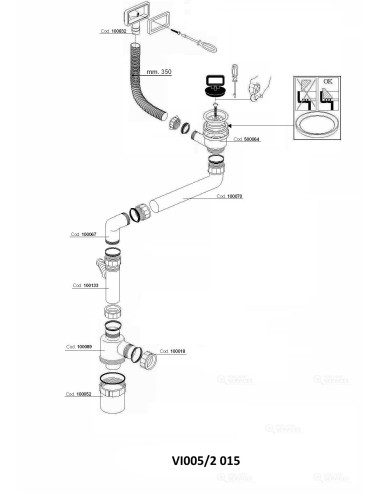 Evier Inox Rond Diamètre 435